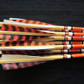 Traditional arrows, wood arrows, cedar arrows, Sitka spruce arrows, Glenn St Charles, Suzanne St Charles