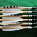 Traditional arrows, wood arrows, cedar arrows, Sitka spruce arrows, Glenn St Charles, Suzanne St Charles