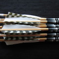 Traditional arrows, wood arrows, cedar arrows, Sitka spruce arrows, Glenn St Charles, Suzanne St Charles