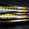 Traditional arrows, wood arrows, cedar arrows, Sitka spruce arrows, Glenn St Charles, Suzanne St Charles
