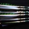 Traditional arrows, wood arrows, cedar arrows, Sitka spruce arrows, Glenn St Charles, Suzanne St Charles