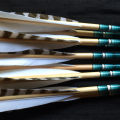 Traditional arrows, wood arrows, cedar arrows, Sitka spruce arrows, Glenn St Charles, Suzanne St Charles