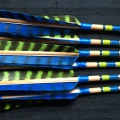Traditional arrows, wood arrows, cedar arrows, Sitka spruce arrows, Glenn St Charles, Suzanne St Charles
